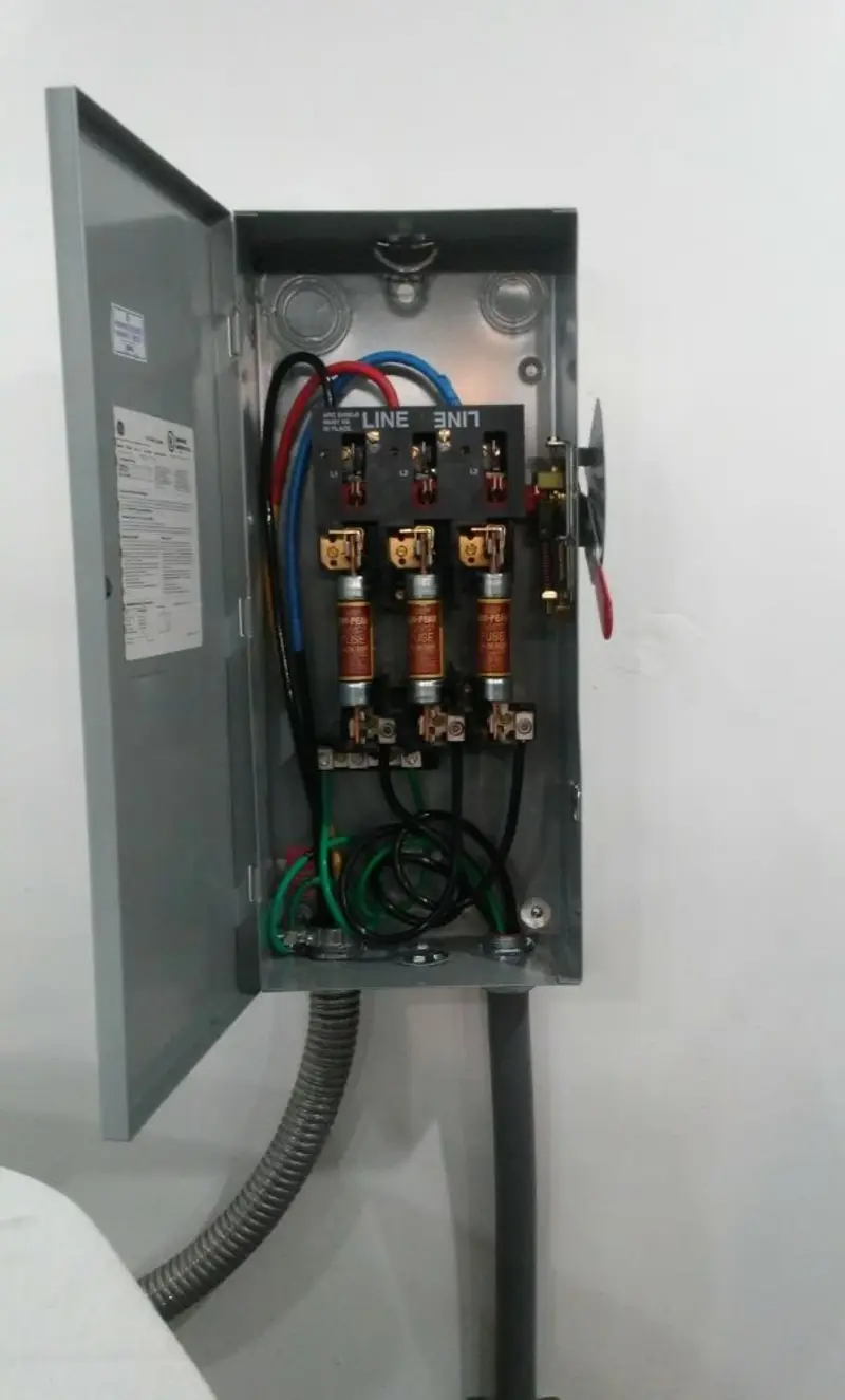 Three-phase disconnect switch installed for Electrical Wiring & Rewiring in East Petersburg